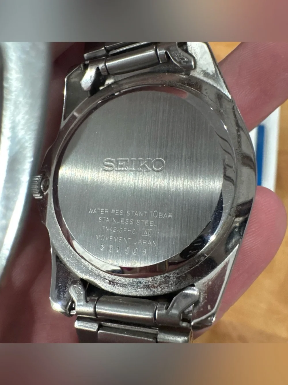 Seiko Men’s 100m Stainless Steel Watch